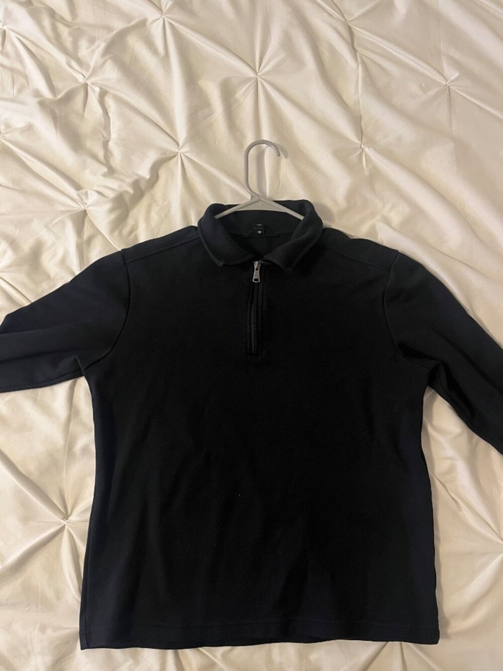 The Commons Collared Quarter-Zip Pullover | Size Medium  | 75% Cotton